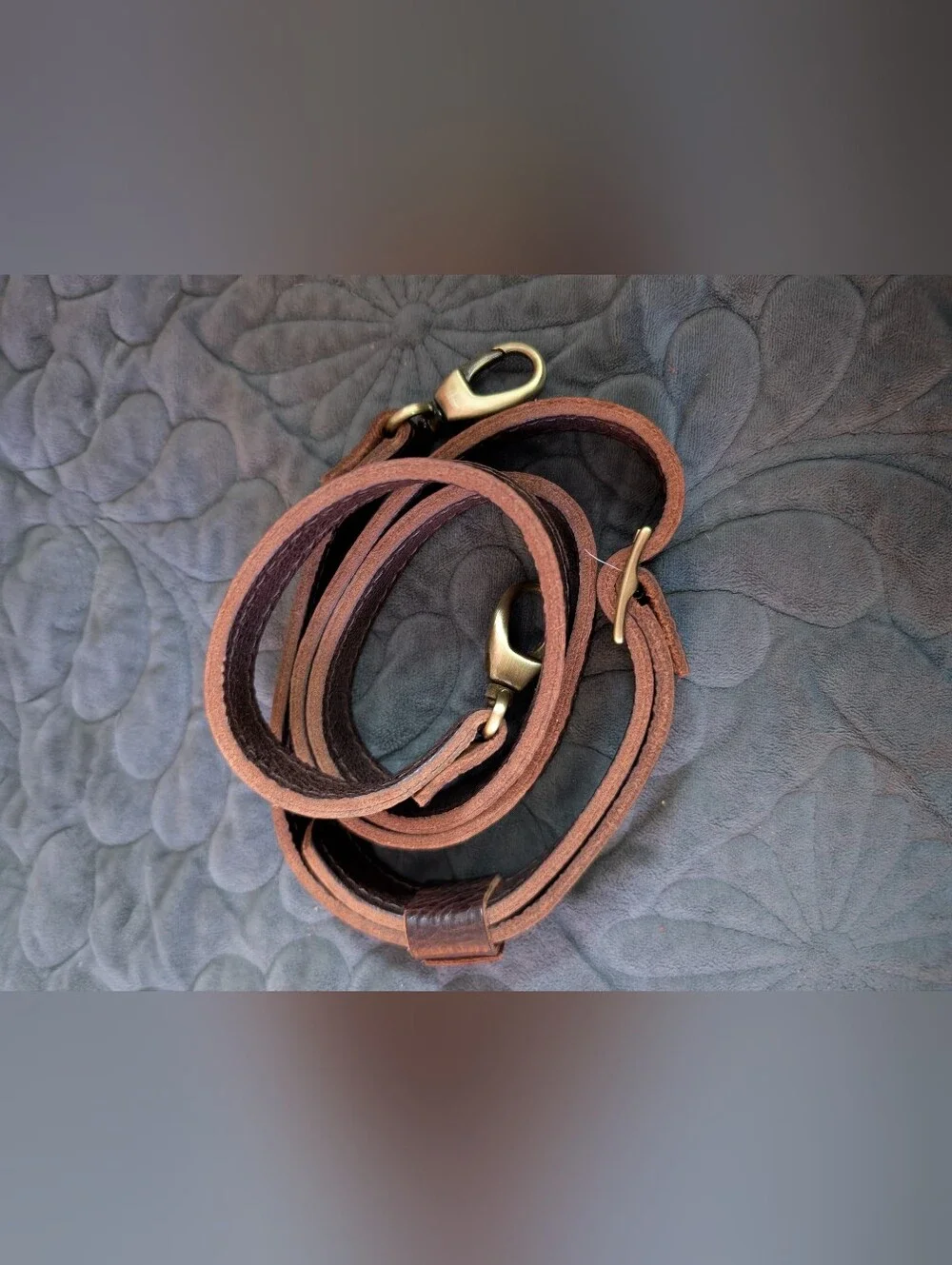 Portland Leather Mini Crossbody In Coldbrew - Picture 4 of 5